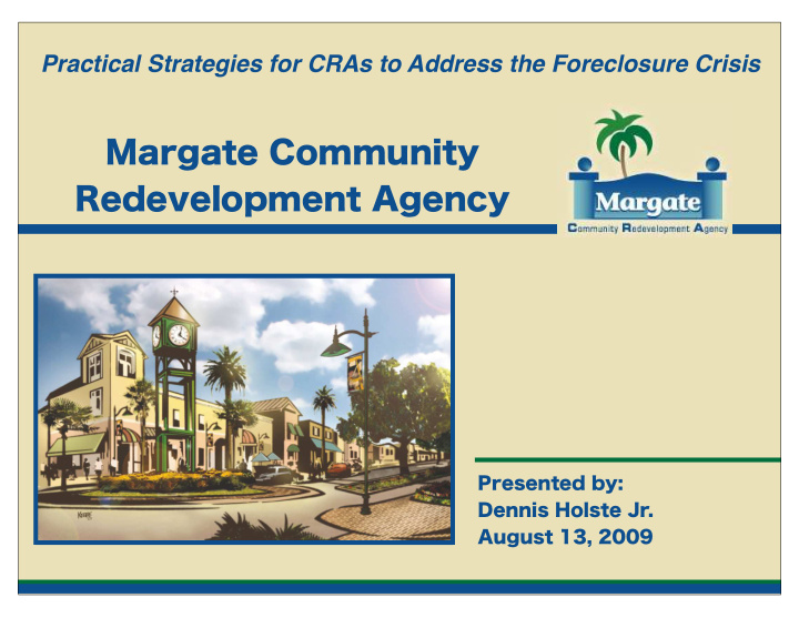 margate community redevelopment agency
