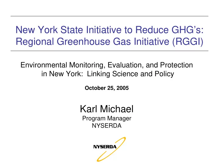 new york state initiative to reduce ghg s regional