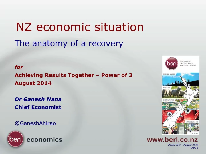 nz economic situation