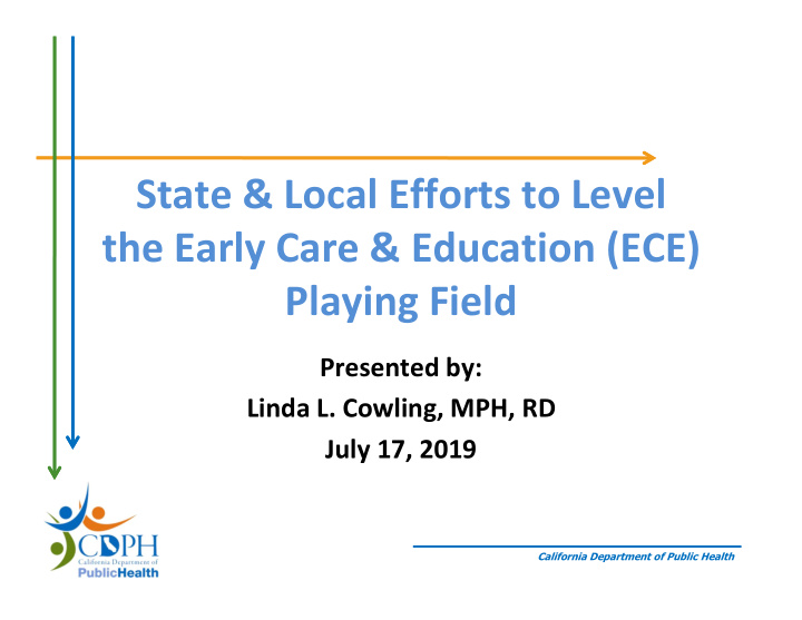 state local efforts to level the early care education ece