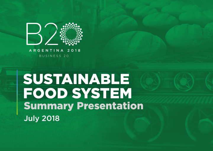 sustainable food system