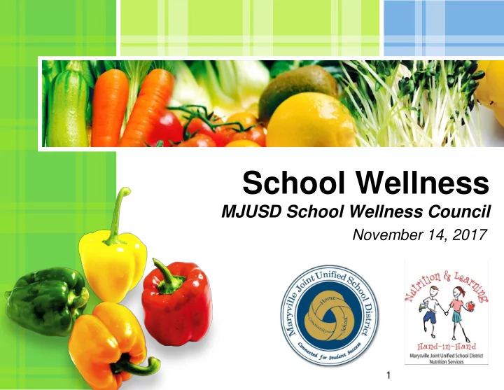 school wellness