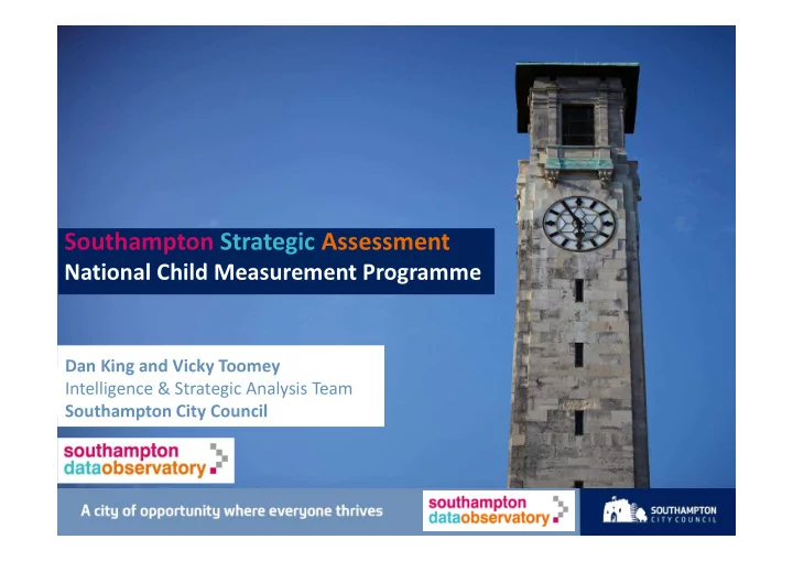 southampton strategic assessment