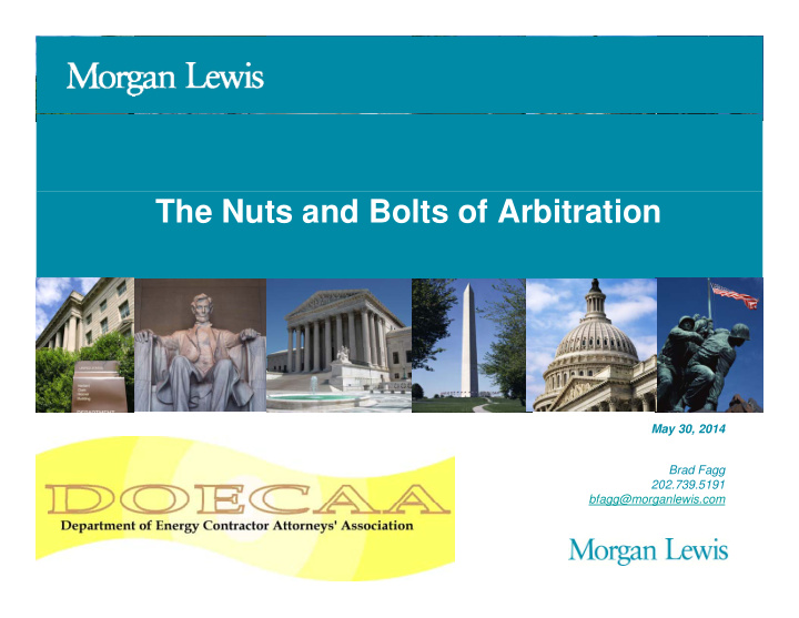 the nuts and bolts of arbitration