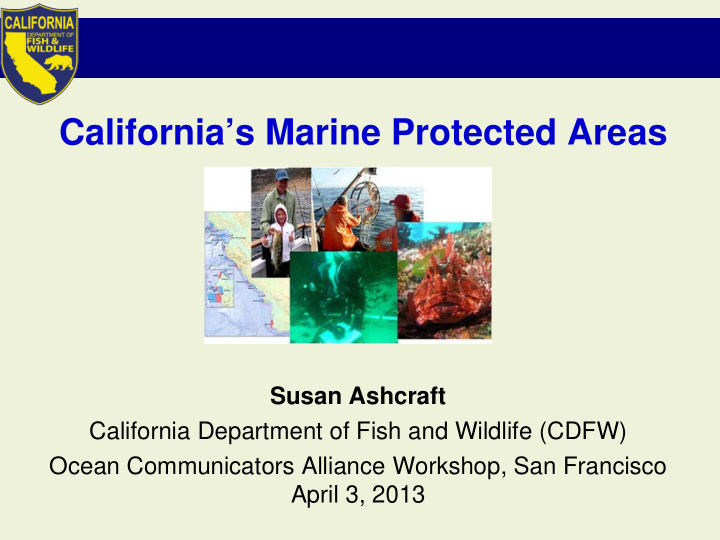 california s marine protected areas