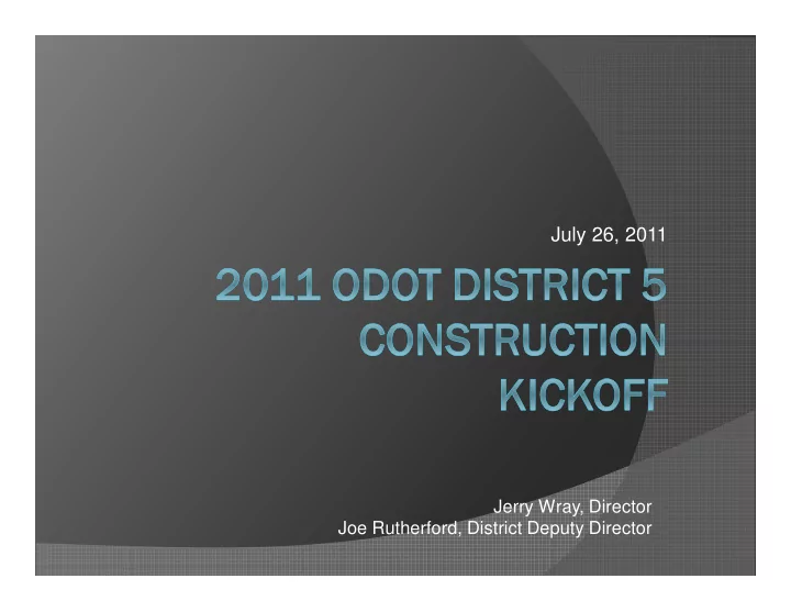 july 26 2011
