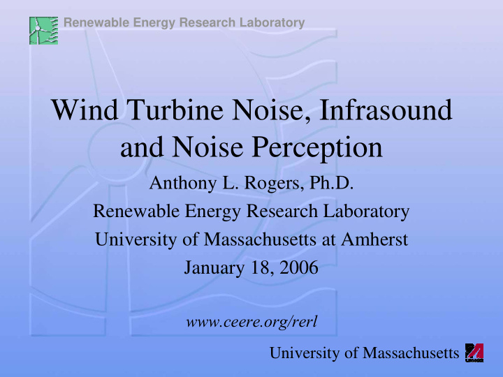 wind turbine noise infrasound and noise perception