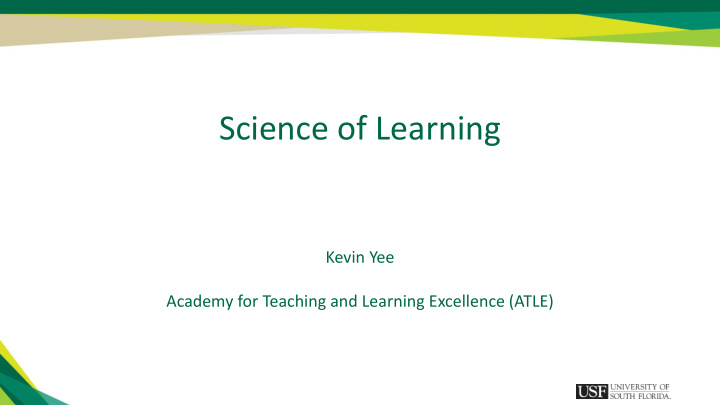 science of learning