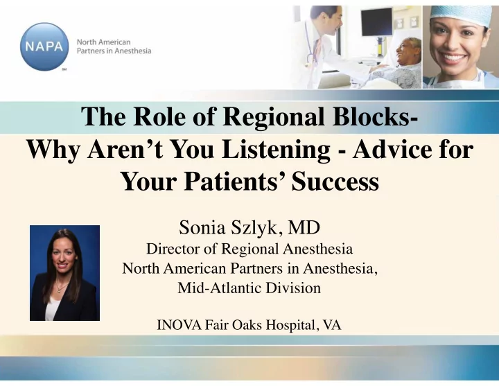 the role of regional blocks why aren t you listening