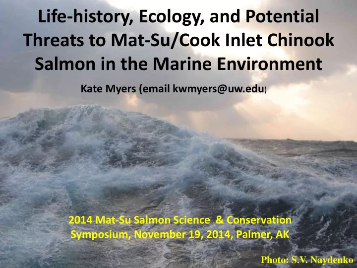 life history ecology and potential