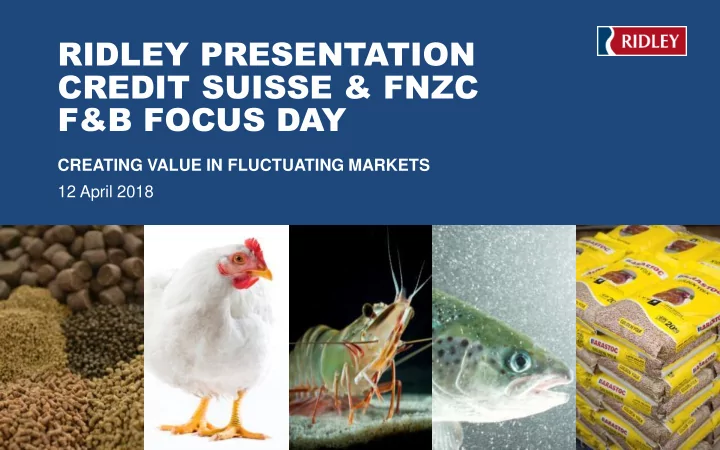 ridley presentation