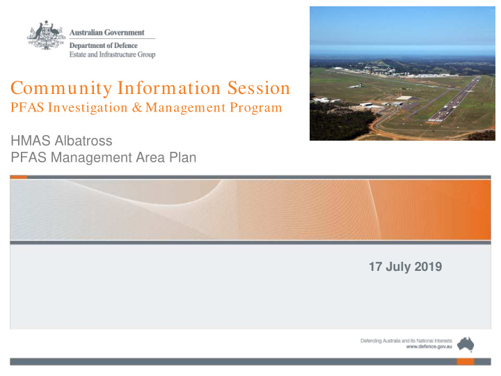 community information session