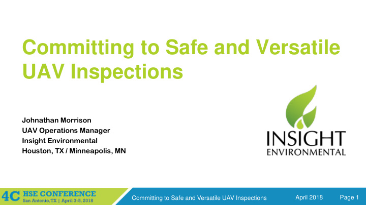 uav inspections