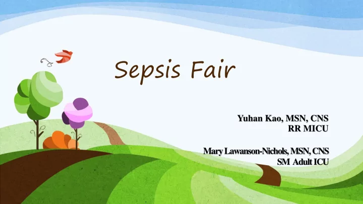 sepsis fair