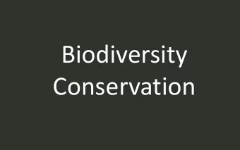 Conservation  DIVERSITY = VARIETY  BIO = LIFE  DIVERSITY = VARIETY  Things we already know about