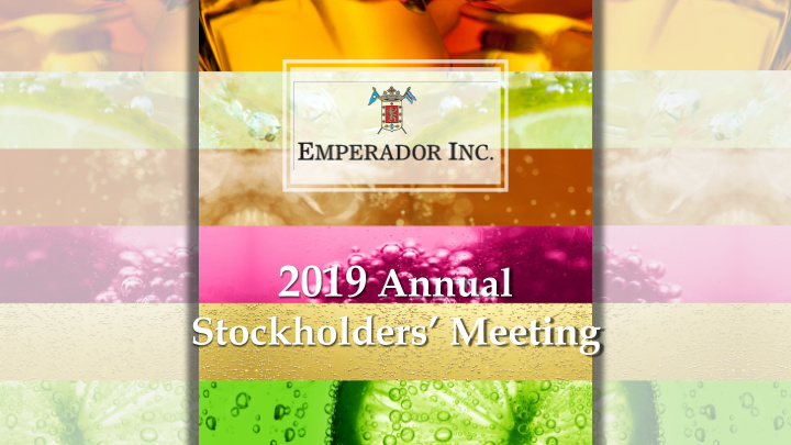 2019 annual stockholders