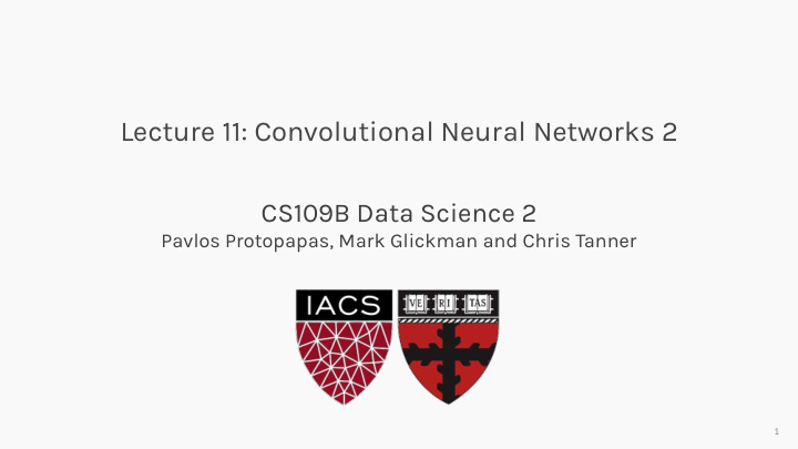 lecture 11 convolutional neural networks 2