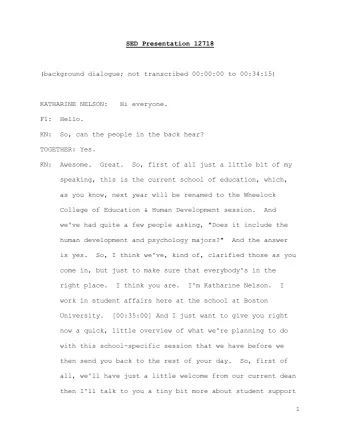 SED Presentation 12718  (background dialogue; not transcribed 00:00:00 to 00:34:15)  KATHARINE