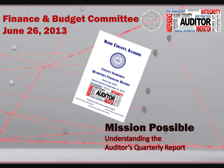 understanding the auditor s quarterly report for