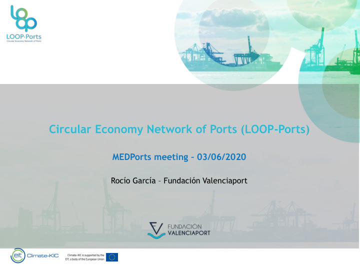 circular economy network of ports loop ports