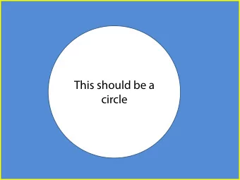 This should be a  circle  New Insights in Data Visualization  Jack van Wijk (TU/e)  Stef van den