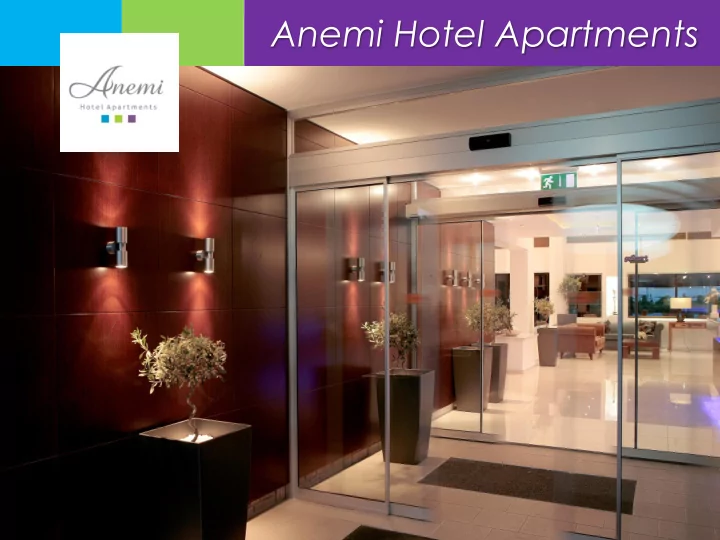 anemi hotel apartments