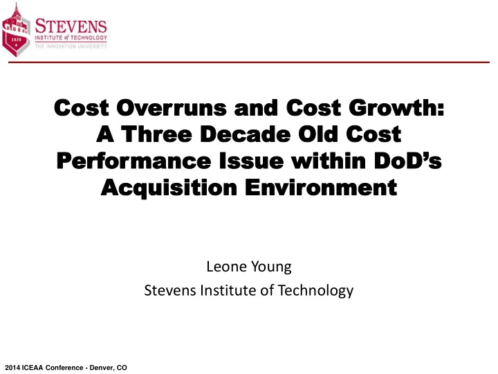 cost cost ov over erruns uns and cos and cost t gr growth