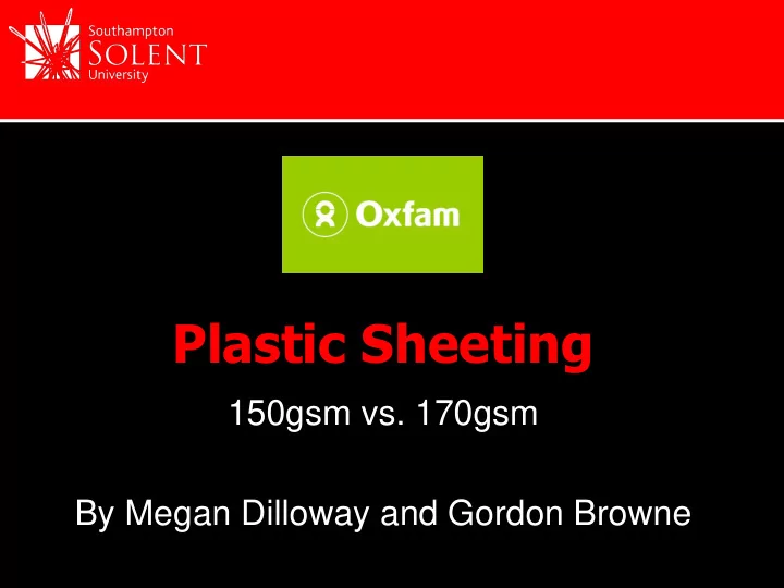 plastic sheeting