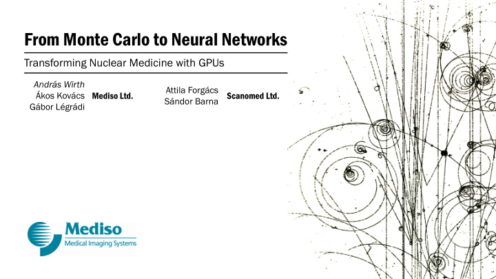 from monte carlo to neural networks