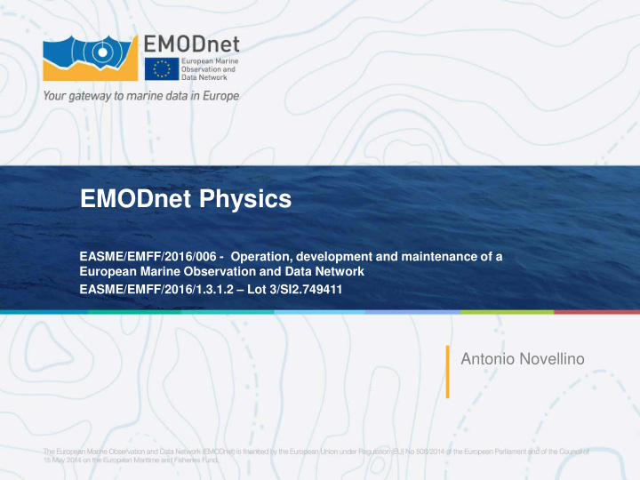 emodnet physics