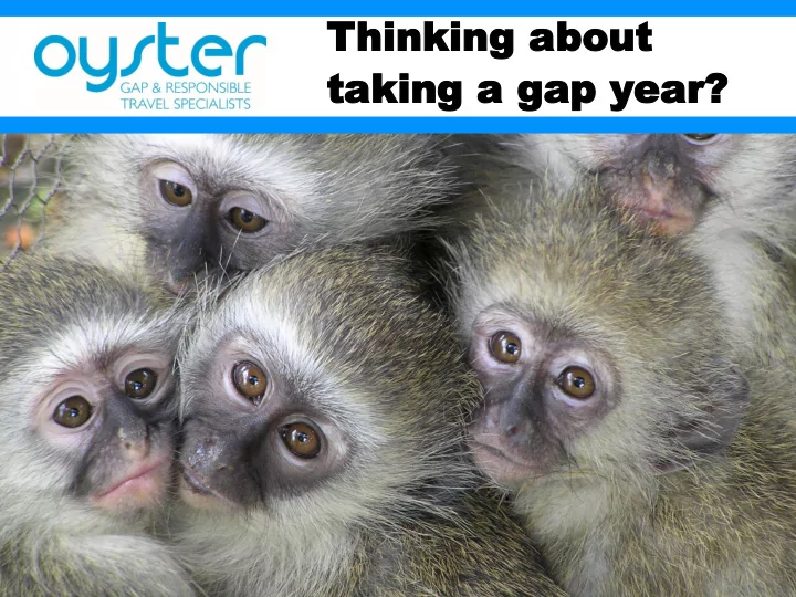 takin taking a ga g a gap y p year ear a bit about me