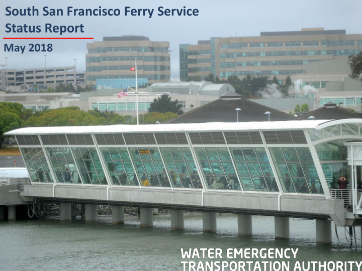 south san francisco ferry service