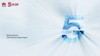 Nicolas Driesen  Chief Technical Sales Expert  THANK YOU  nicolas.driesen@huawei.com EE 5G