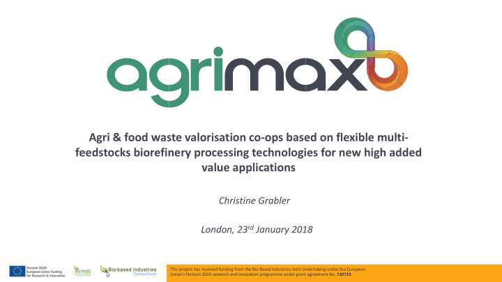 agri food waste valorisation co ops based on flexible