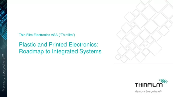 roadmap to integrated systems the 100bn market gap