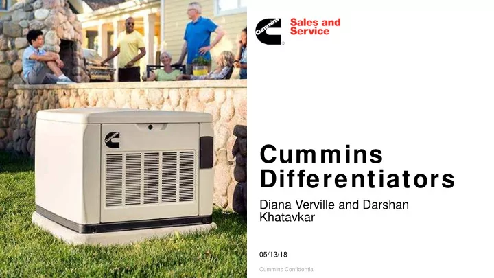 cummins differentiators