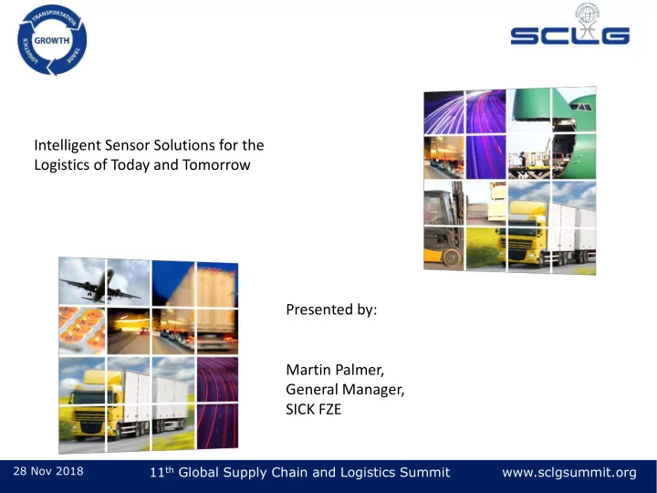 logistics of today and tomorrow