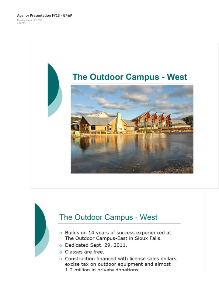 the outdoor campus west