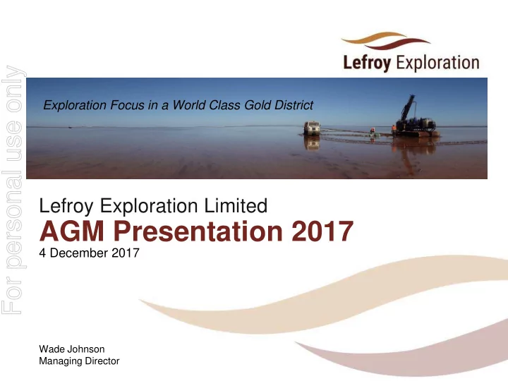 agm presentation 2017