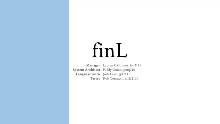finl