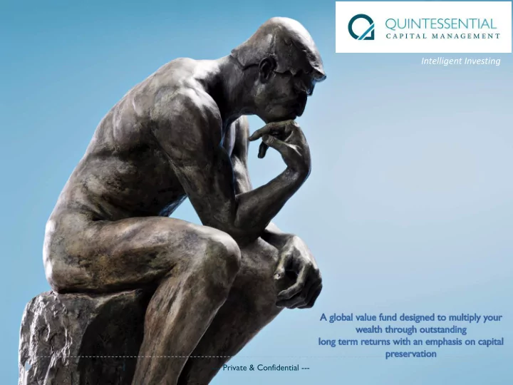 intelligent investing