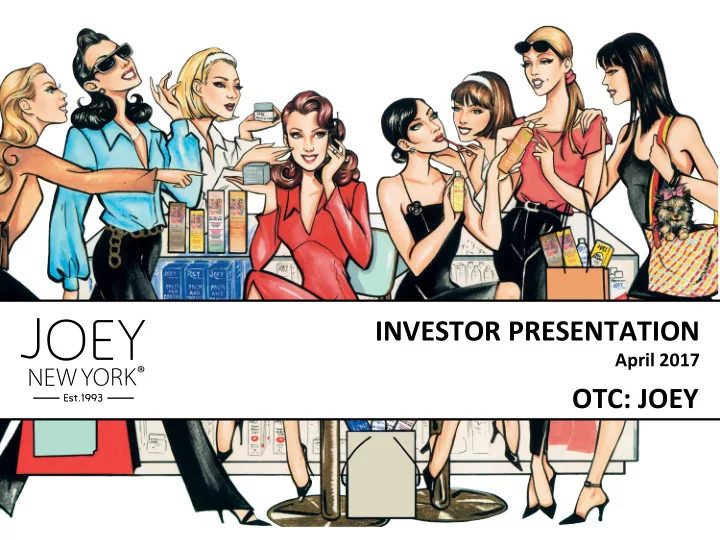 investor presentation