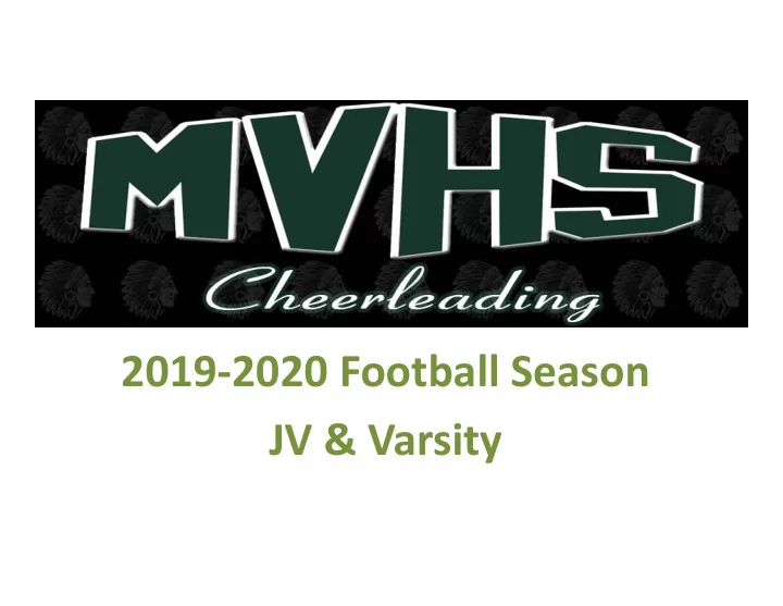 2019 2020 football season jv varsity who is eligible to