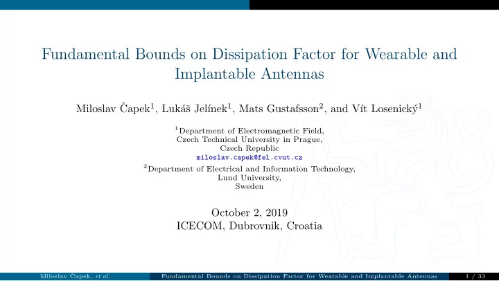 fundamental bounds on dissipation factor for wearable and
