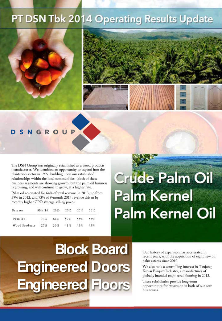 crude palm oil