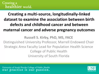 Creating a multi-source, longitudinally-linked  dataset to examine the association between birth