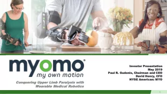 Conq  Conqueri  ering  g Up  Uppe  per  r Limb  Limb Para  Paraly  lysi  sis  s with  with  Wea