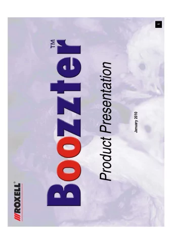 Product Presentation  January 2010 1 Fast feed distribution  Aim: 2 Comfortable, bird friendly
