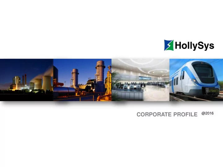 corporate profile