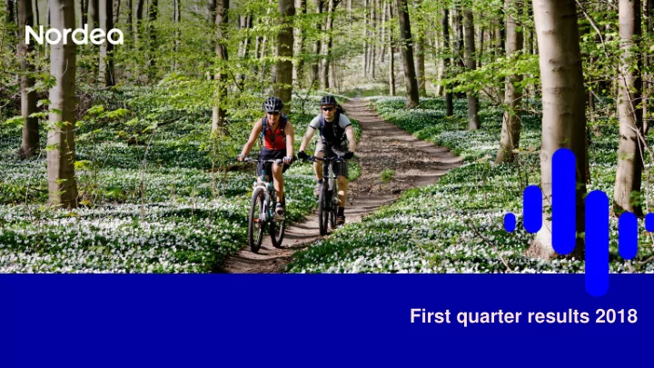 first quarter results 2018 disclaimer